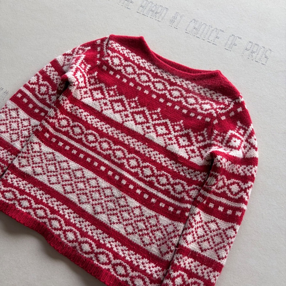 Vintage Eddie Bauer Nordic Fair Isle Sweater